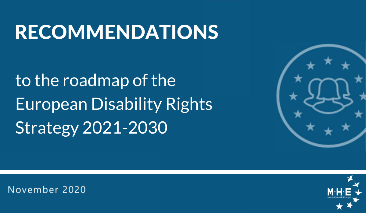 MHE’s Recommendations To The Roadmap Of The European Disability Rights ...